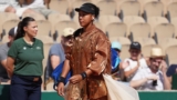 Naomi Osaka Wore a Dazzling Gold Sequin Outfit at the 2026 French Open
