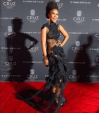 Actress Nomzamo Mbatha Masters the Sexy-Chic Look At SA Fashion Week Party