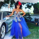 Would You Try Nomzamo Mbatha’s Fresh Take On African Wax Prints With Tulle Skirt?