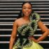 Jackie Appiah Looks Sexy In An Off-The-Shoulder Dress