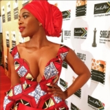 This SA Actress Nomzamo Mbatha Wore Ankara Like You’ve Never Seen Before