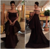 Omoni Oboli’s Shoulder Baring Gown Stole The Show At #AMAA2016