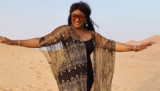 Omotola Jalade Puts Her Style Spin On Denim Dress On The Street Of London
