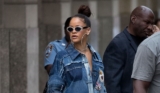 Rihanna Wears The Ultimate Denim Shirt Dress