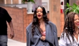 Rihanna Demonstrates Her Own Way To Wear A Pink Jumpsuit