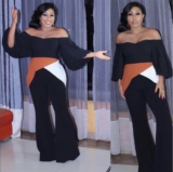 Rita Dominic Shares Her Own Version Of Shoulder Baring Trend And Looks Chic as Ever