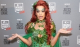 Rita Ora Wore A Dress Made Entirely Of Green Leaves