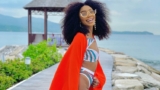 Actress Sharon Ooja Wore The Sexiest Swimsuit on a Jamaican Beach