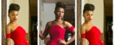 Adesua Etomi Takes Festive Holiday Dressing To Next Level Will Make You Want A Red Dress