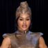 Jennifer Lopez Impresses in Dramatic Plunging Maxi Dress at Paris Couture Week