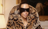 Kim Kardashian Bundles Up In Animal Print Balenciaga Coat