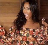 Tiwa Savage Is Ultra Sexy And Chic In This Ankara Little Dress