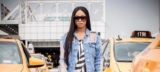 Toke Makinwa Wore This Topshop Denim Jacket You’ll Definitely Double Take