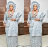 OAP Tolu Oniru’s Traditional Wedding Outfits Looks Beautiful On Instagram