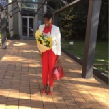 Waje Has A Foolproof Trick To Make Head-To-Toe Red Outfit Looks Cool