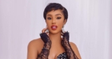 Actress Sharon Ooja Goes Glam in a Sheer, Long Corseted Dress