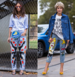 Patchwork Jeans is Becoming a Serious Trend