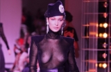Bella Hadid And Her Nipples Walked The Runway At Paris Fashion Week