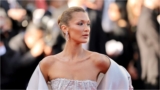 Bella Hadid Stuns in Strapless Satin Column Dress at Cannes Film Festival 2026