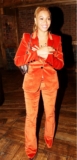 Beyoncé’s Tricks to Making The Orange Velvet Suit Stylish
