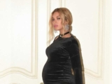 Beyonce Bundles Her Baby Bump In A Clingy Mini Dress