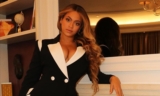Beyonce Wears A Little Blazer Dress In London