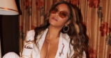 Beyonce Goes Braless in a Chain-Embellished Blazer By Area