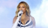 Beyonce Glows in a Custom Marc Jacobs Monochrome Dress