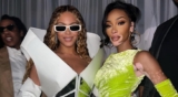 Beyonce Wears A Jaw-Dropping Little White Dress To Roc Nation Pre-Grammy Brunch