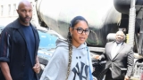 Blue Ivy Looks Chic in a Sweatshirt, Baggy Jeans, and Platform Shoes