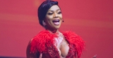 Bonang Matheba Was Dripping in a Shimmering Red Gown at PSL Awards