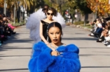 Cardi B Just Made Her Runway Debut in a Blue Fur Coat at Balenciaga Show
