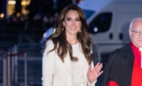 Kate Middleton’s All-White Look for Christmas Carol Service is Giving