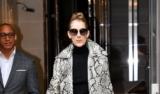 Celine Dion Is Wearing Snakeskin Head-to-Toe