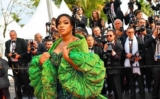 Chika Ike Goes High Fashion In A Shimmering Green Gown At Cannes Film Festival 2023