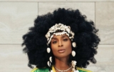 Ciara Opts for a Voluminous Afro Hair and Cowries to Celebrate Her African Descent