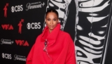 Ciara Went Overboard in Red Schiaparelli Dress and Clear Slingbacks at the 2025 MTV VMAs