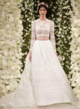 Crop Top Wedding Gowns At New York’s Bridal Fashion Week Plus More!