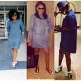 Denim Dress Style Inspiration From Funke Akindele, Oge Okoye and Anie Idibia