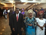 We were just strolling, guess who we saw….Mr President in Church