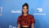 Gabrielle Union Twins with Her Daughter Kaavia in Animal Print Dress