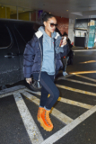 RIHANNA OBVIOUSLY THE FIRST TO WEAR THOSE ALEXANDER WANG BOOTS