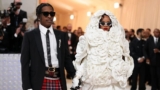 Rihanna Looks Like A Real Bride In Her Dramatic White MET Gala Gown