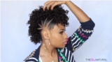 How To Do This Ponytail Mohawk Natural Hairstyle