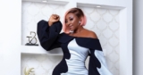 Ini Edo’s 39th Birthday Celebration Includes Slit Skirt, Crop Top, and Pink Hair