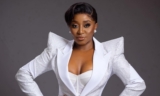 Ini Edo Wears Fishnet Pantsuit To Attend ‘High Fashion Party’