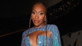 Jackie Aina is a Vision in a Shimmering Blue Gown and Fulani Braids