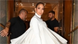 Jennifer Lopez Dressed to Impress in a Sculptural White Dress