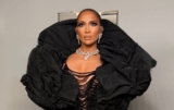 Jennifer Lopez is the True Spider Woman in a Glamorous Sheer Spiderweb Gown
