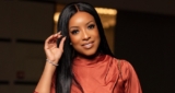 Joselyn Dumas Dazzles In A Cowl Neck Dress On Instagram